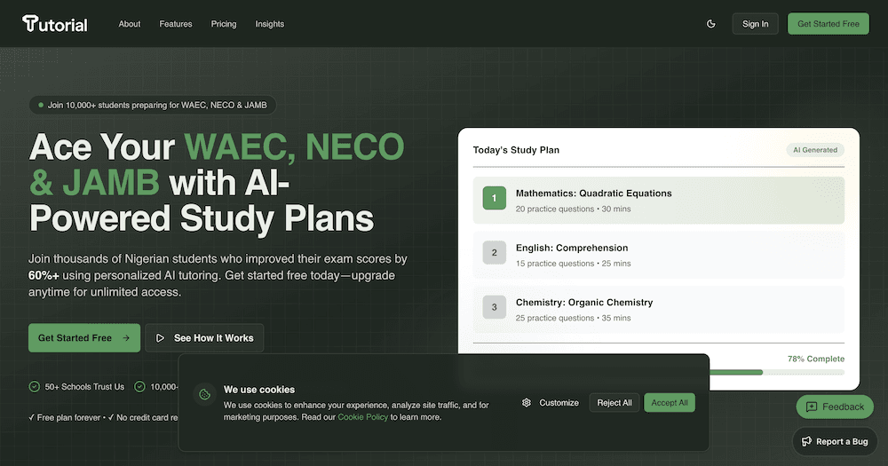 Tutorial.ng mobile view